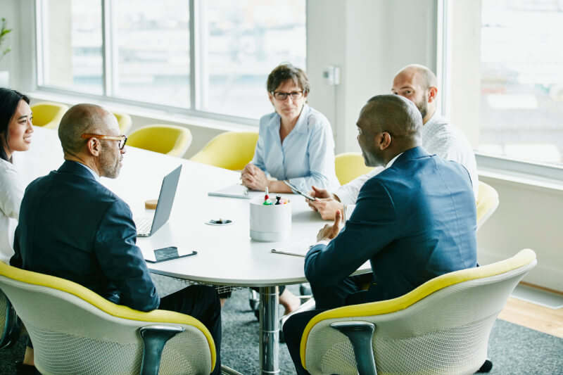 People in a meeting room